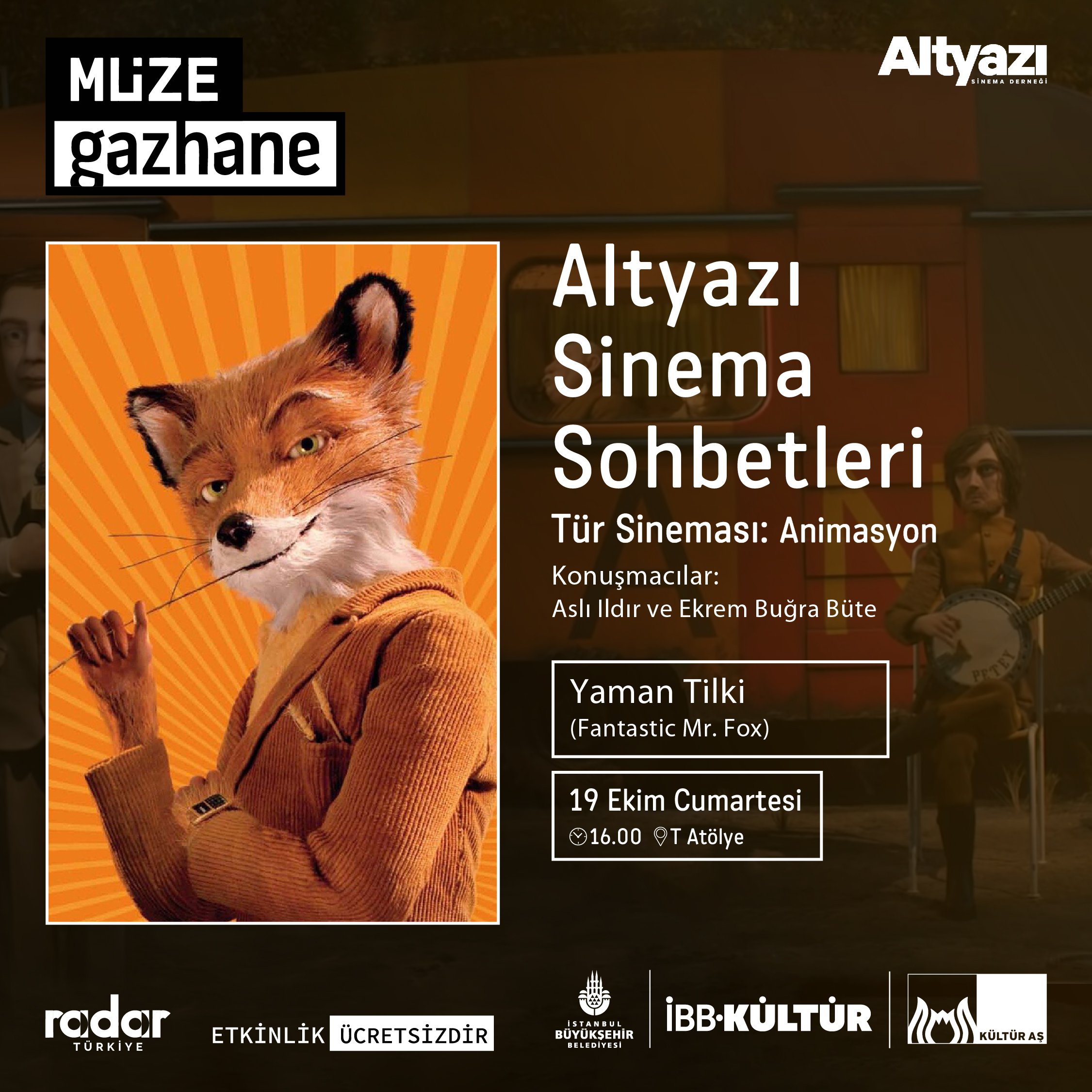 Altyazı Sinema Sohbetleri: Yaman Tilki (Fantastic Mr. Fox)