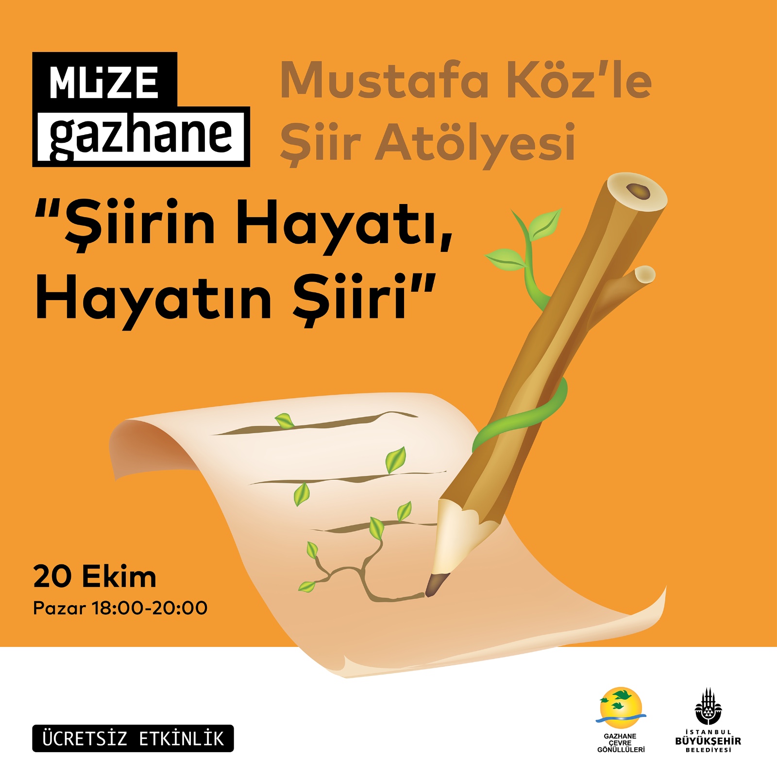 Mustafa Köz’le Şiir Atölyesi: “Şiirin Hayatı, Hayatın Şiiri”