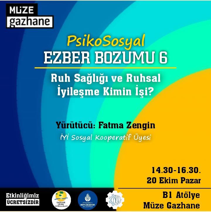 PsikoSosyal Ezber Bozumu – 6 / Ruh sağlığı ve ruhsal iyileşme kimin işi?