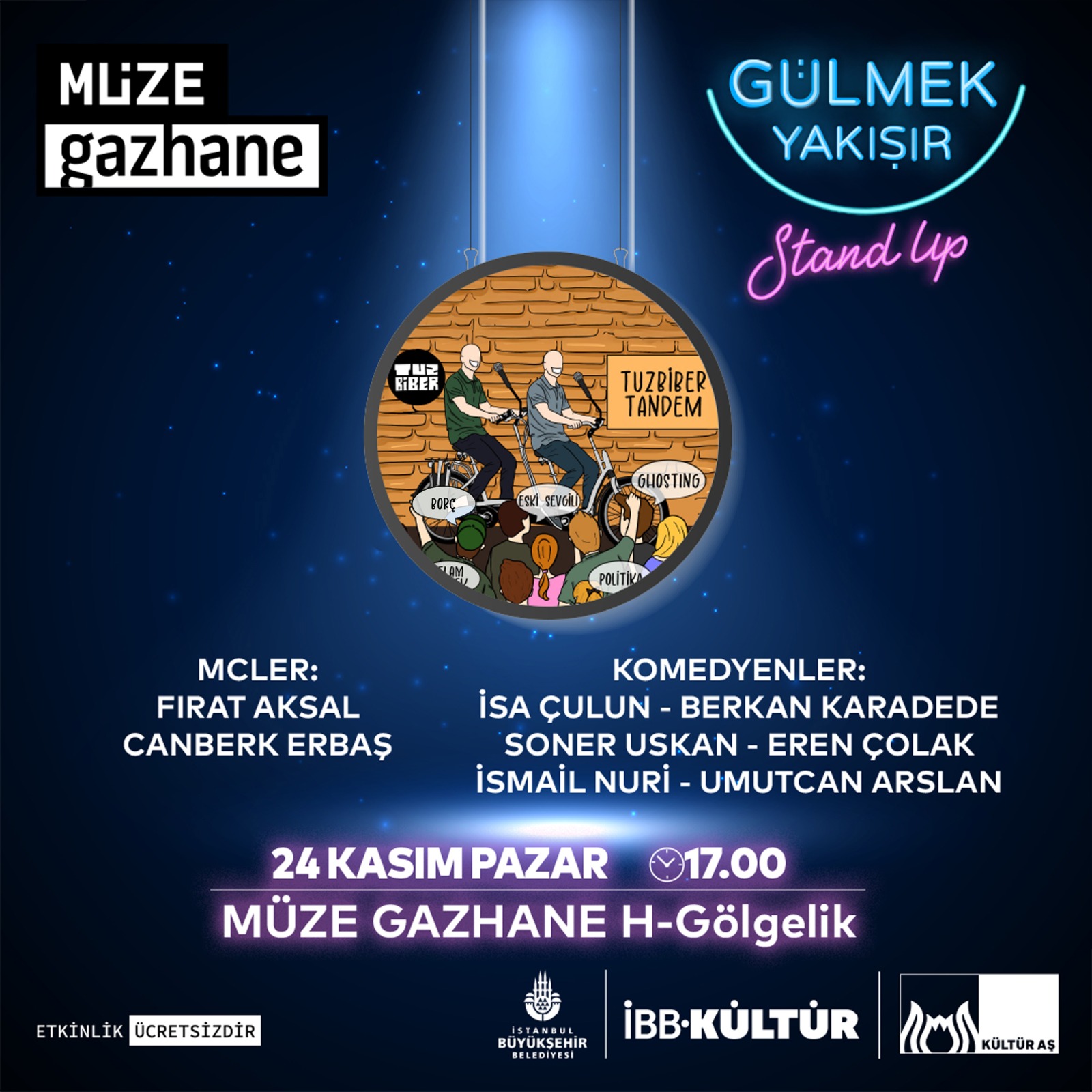 Gülmek Yakışır: TuzBiber Tandem Stand Up