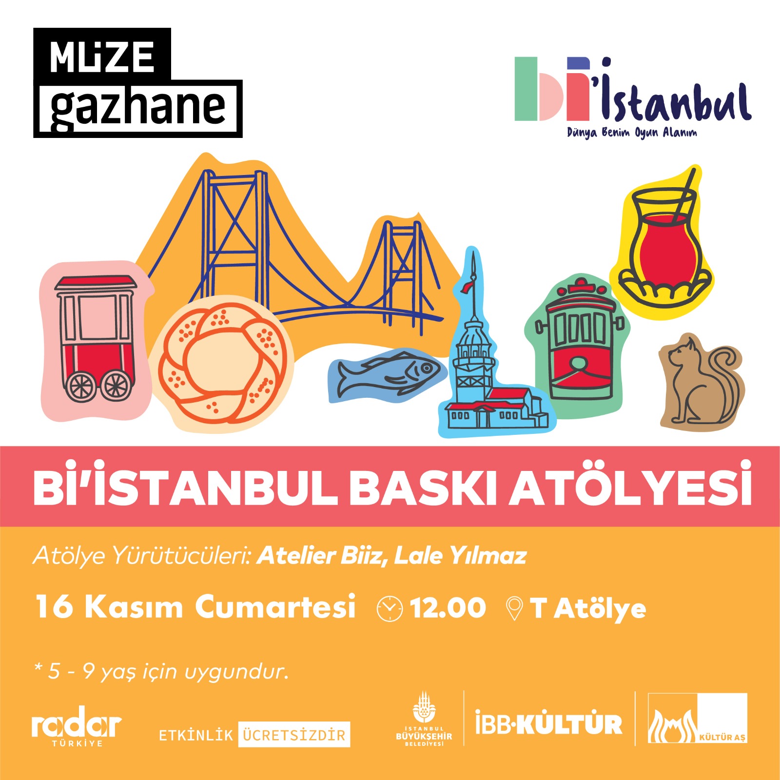 Bi’İstanbul Baskı atölyesi