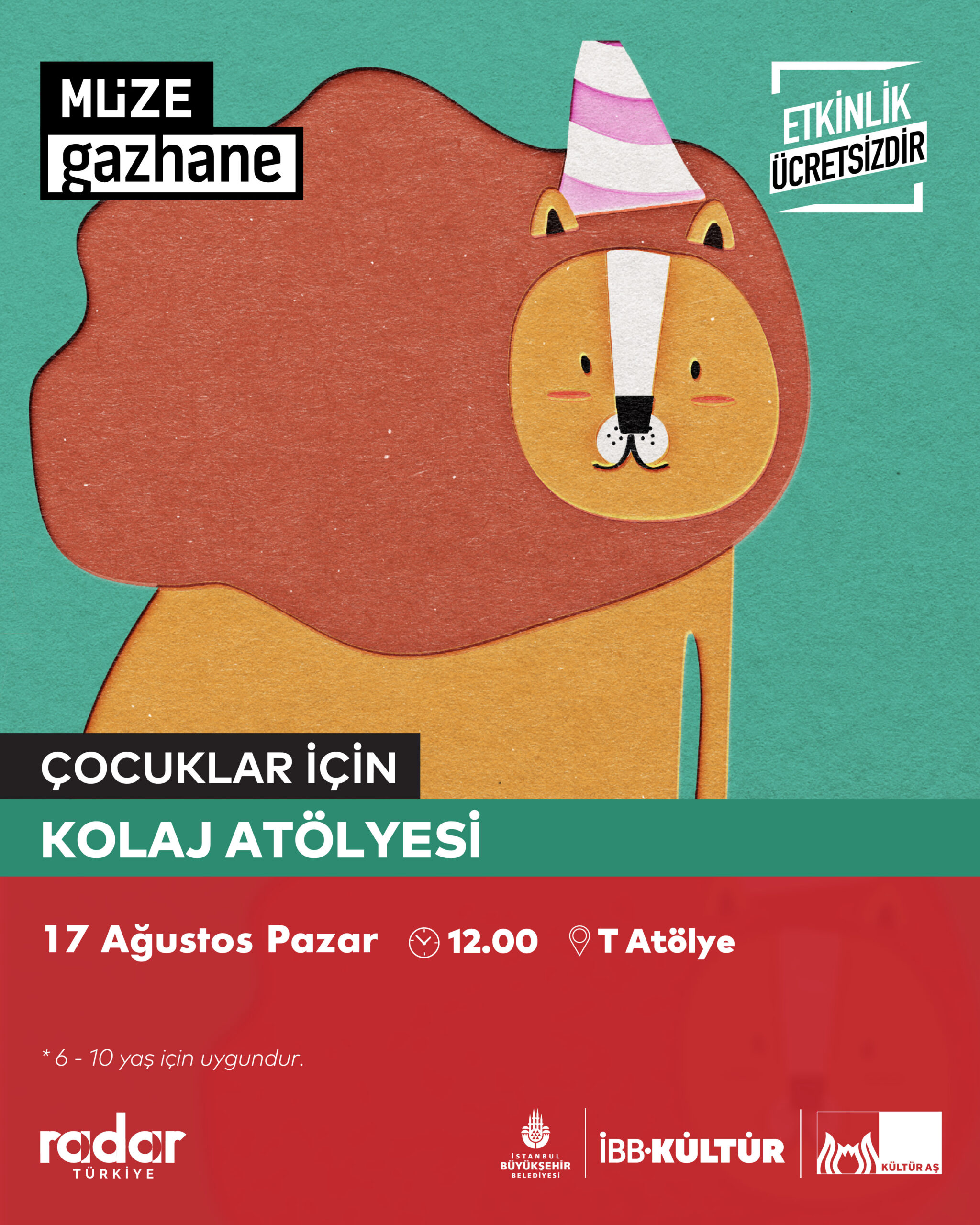 Çocuklar için Kolaj Atölyesi