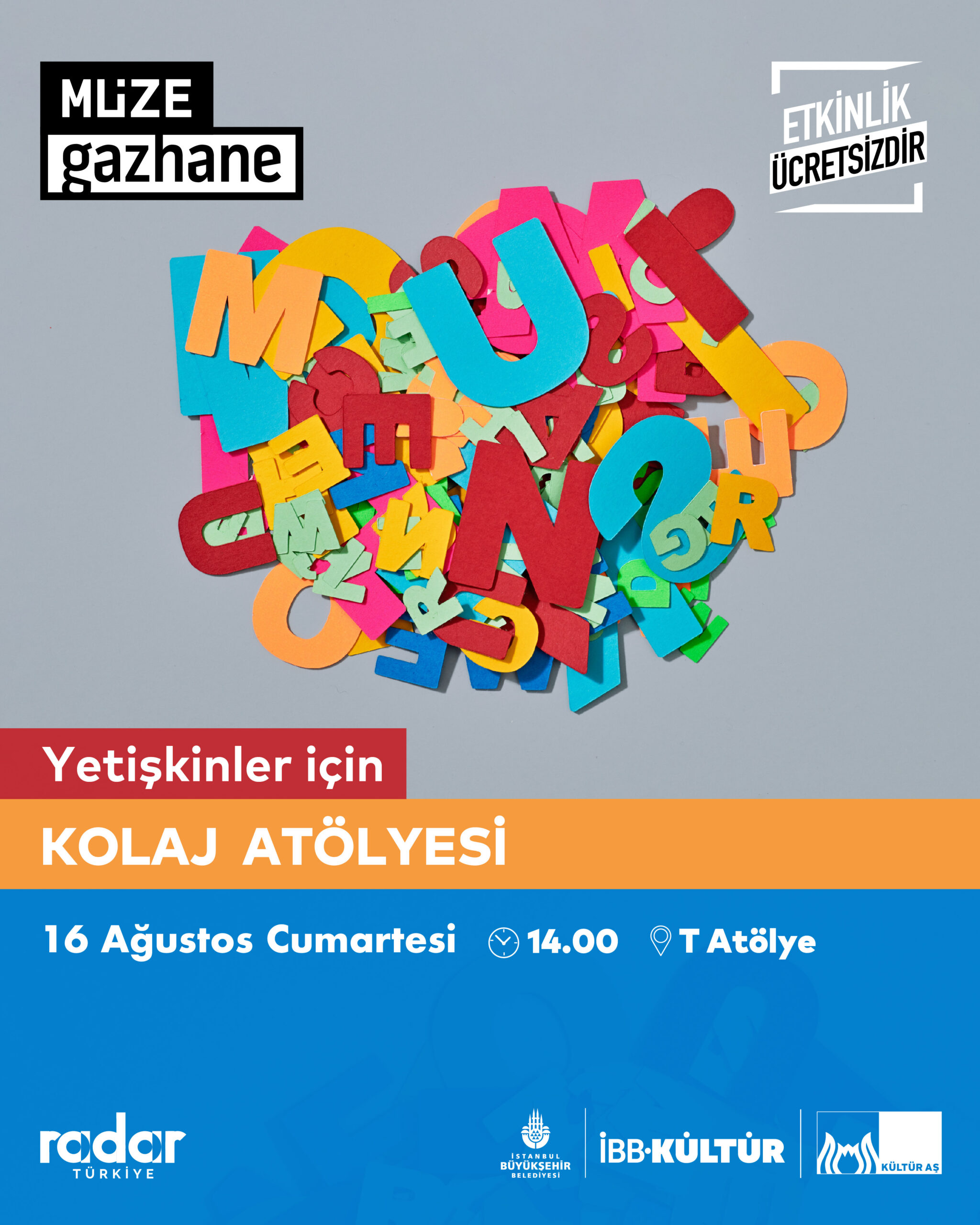 Yetişkinler için Kolaj  Atölyesi