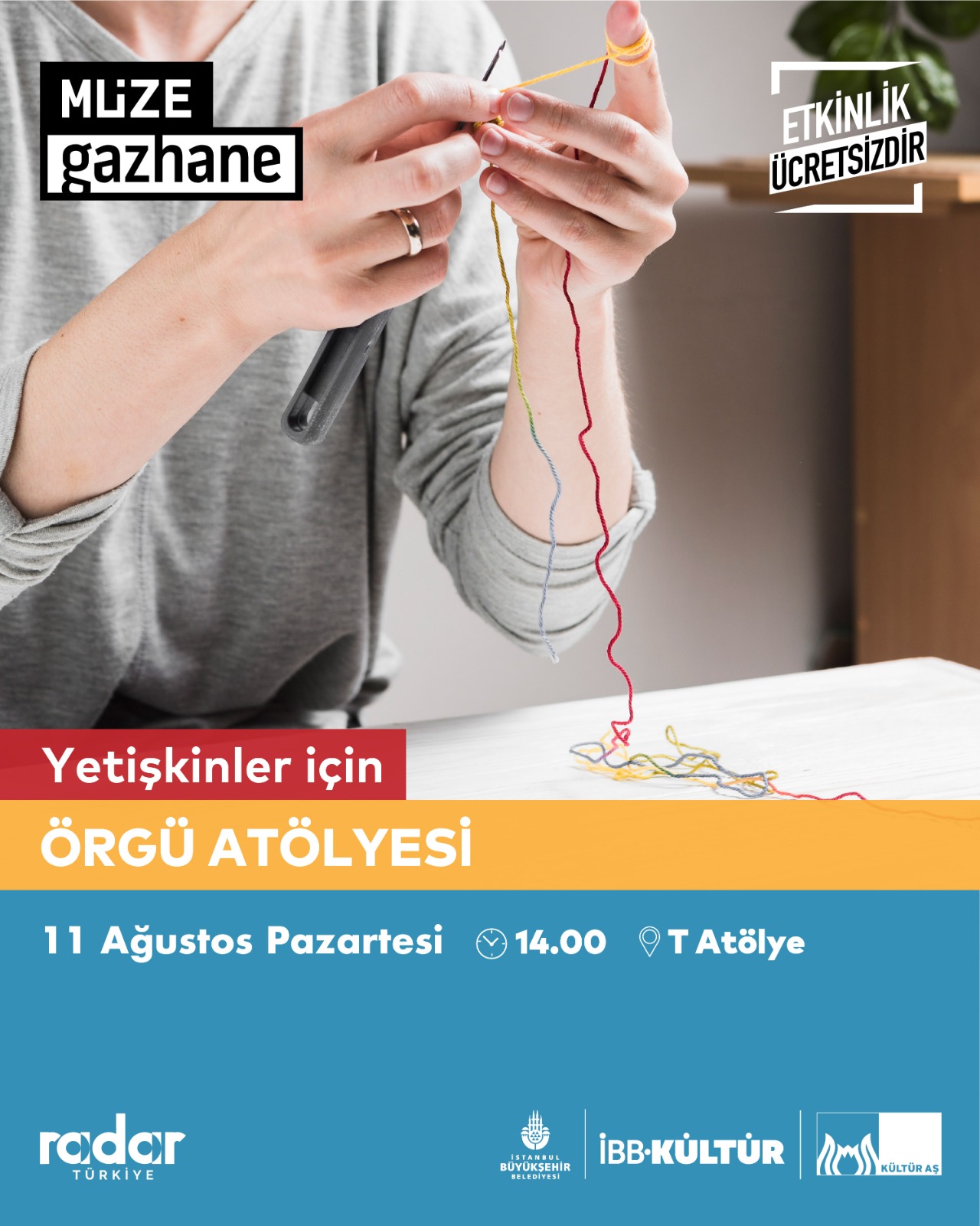 Yetişkinler için Örgü Atölyesi