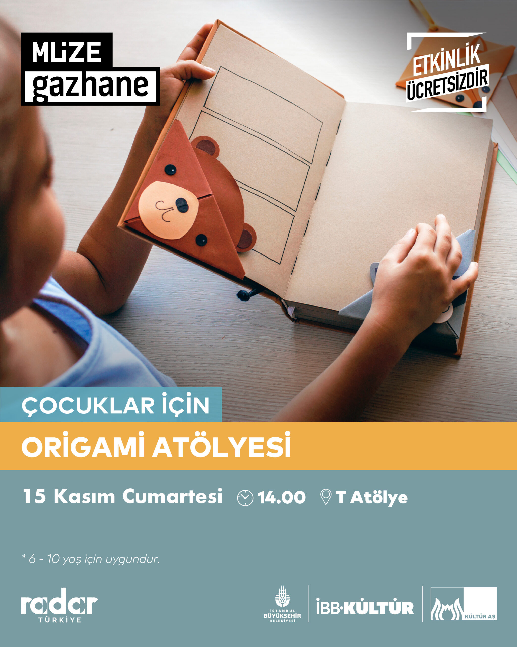 Çocuklar İçin Origami Atölyesi