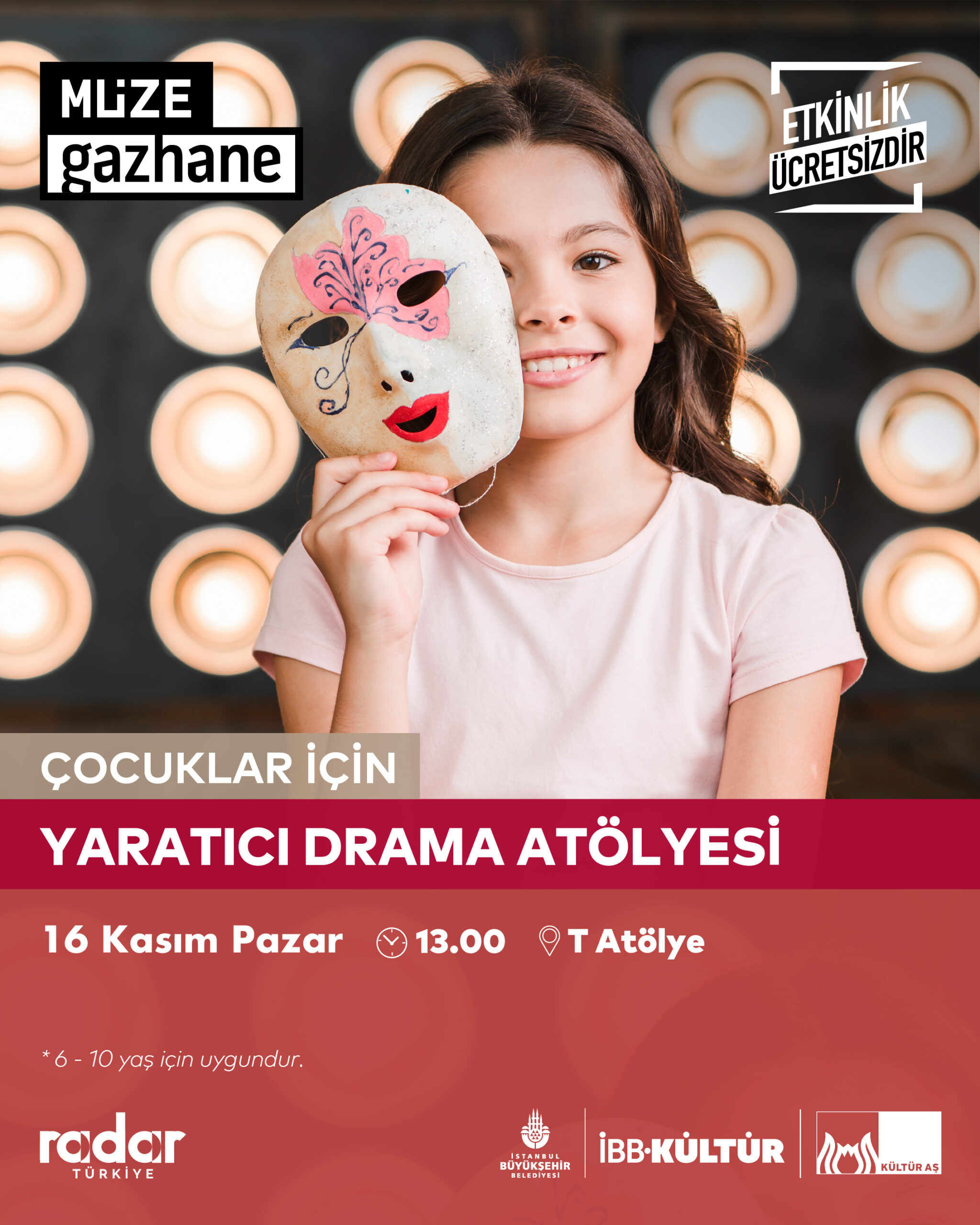 Çocuklar için Yaratıcı Drama Atölyesi