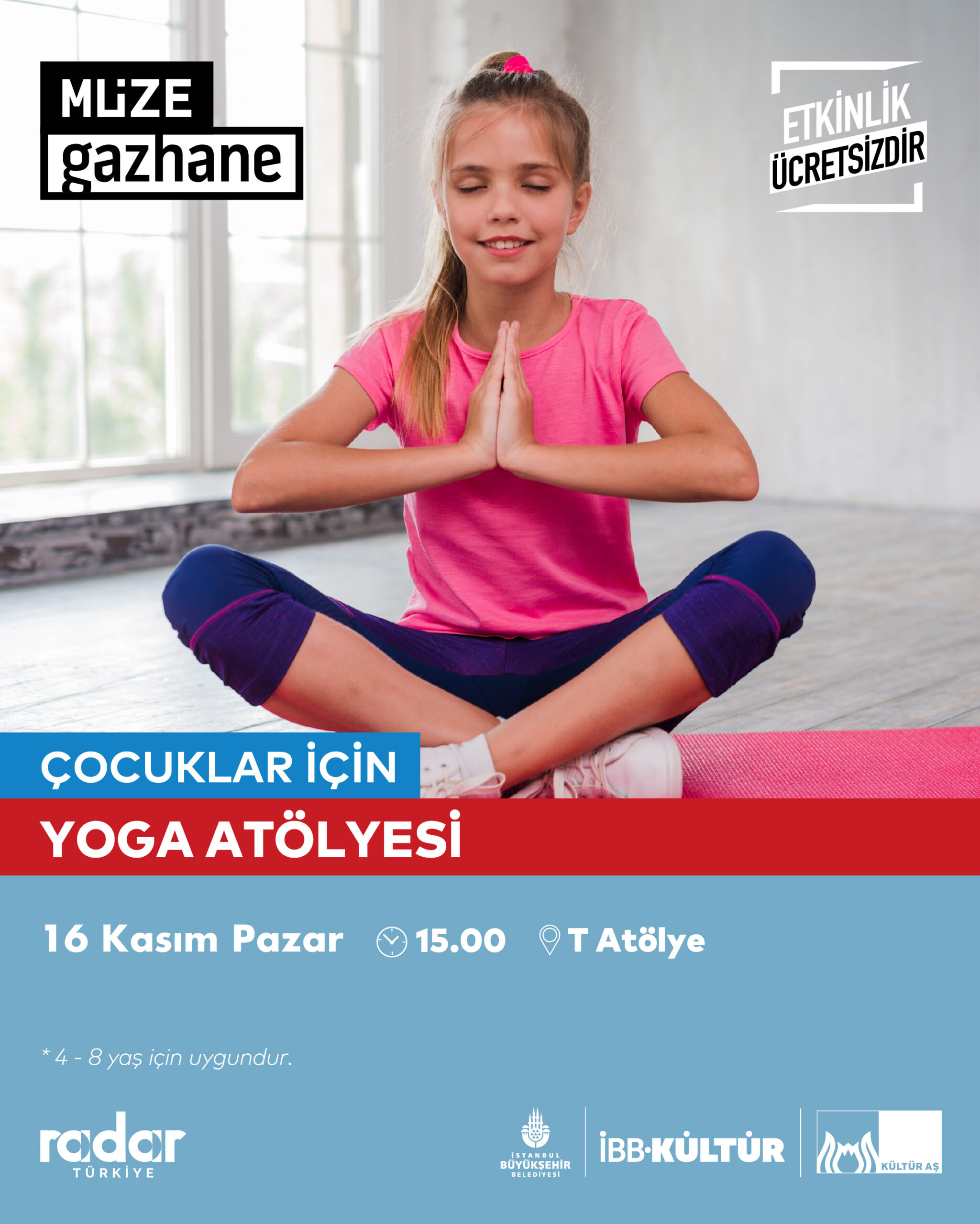Çocuklar için Yoga Atölyesi (4-8 Yaş)