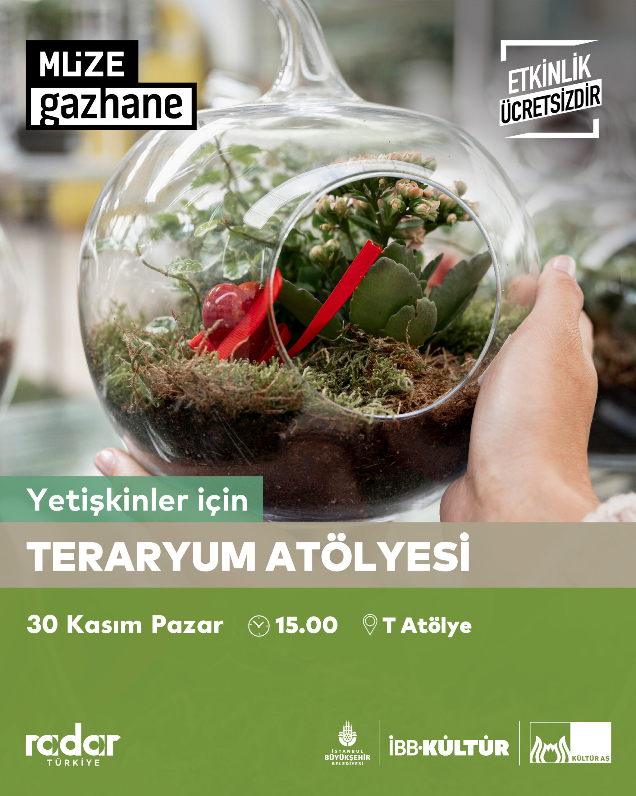 Yetişkinler için Teraryum Atölyesi
