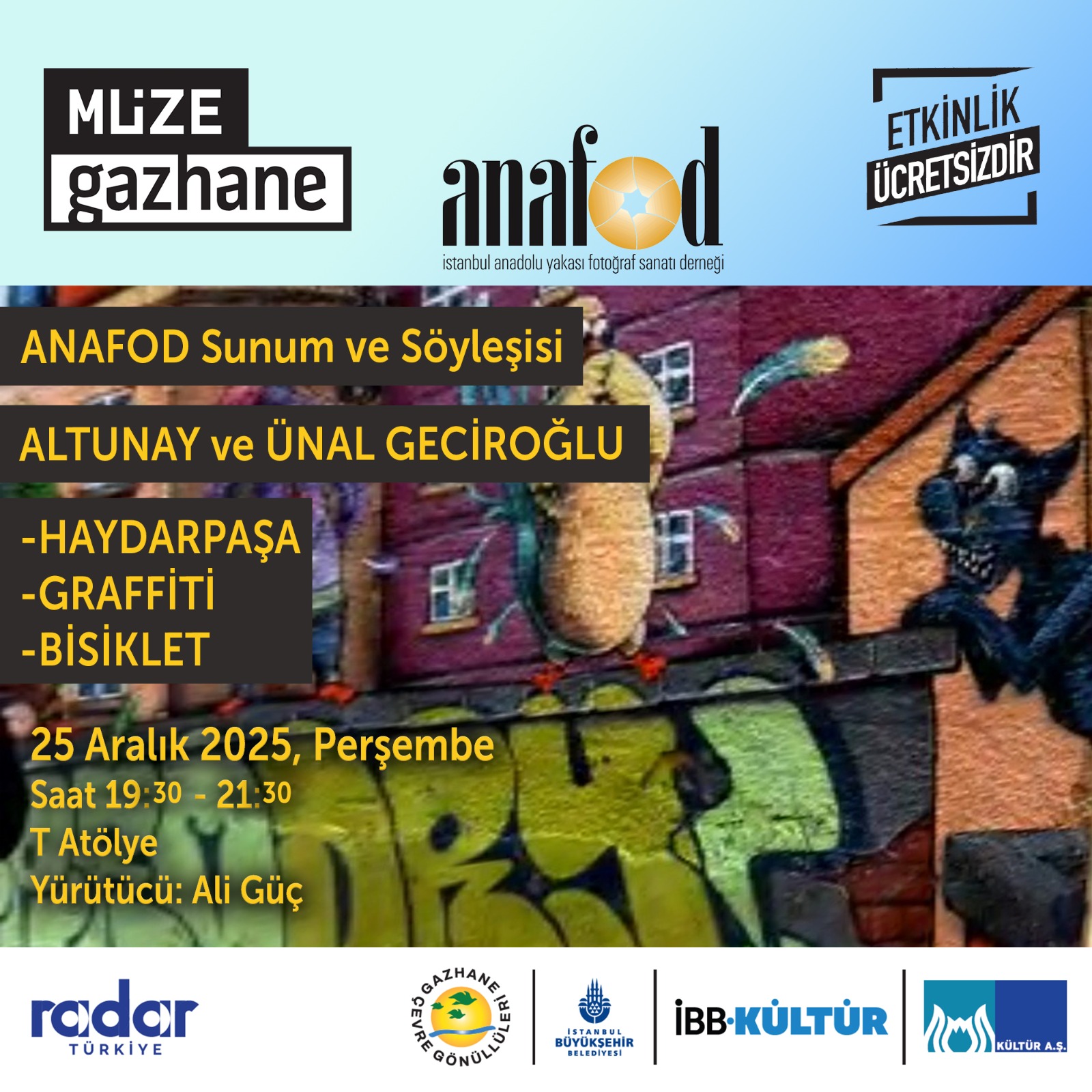 ANAFOD – ALTUNAY ve ÜNAL GECİROĞLU “Fotoğraf Sunum ve Söyleşisi”