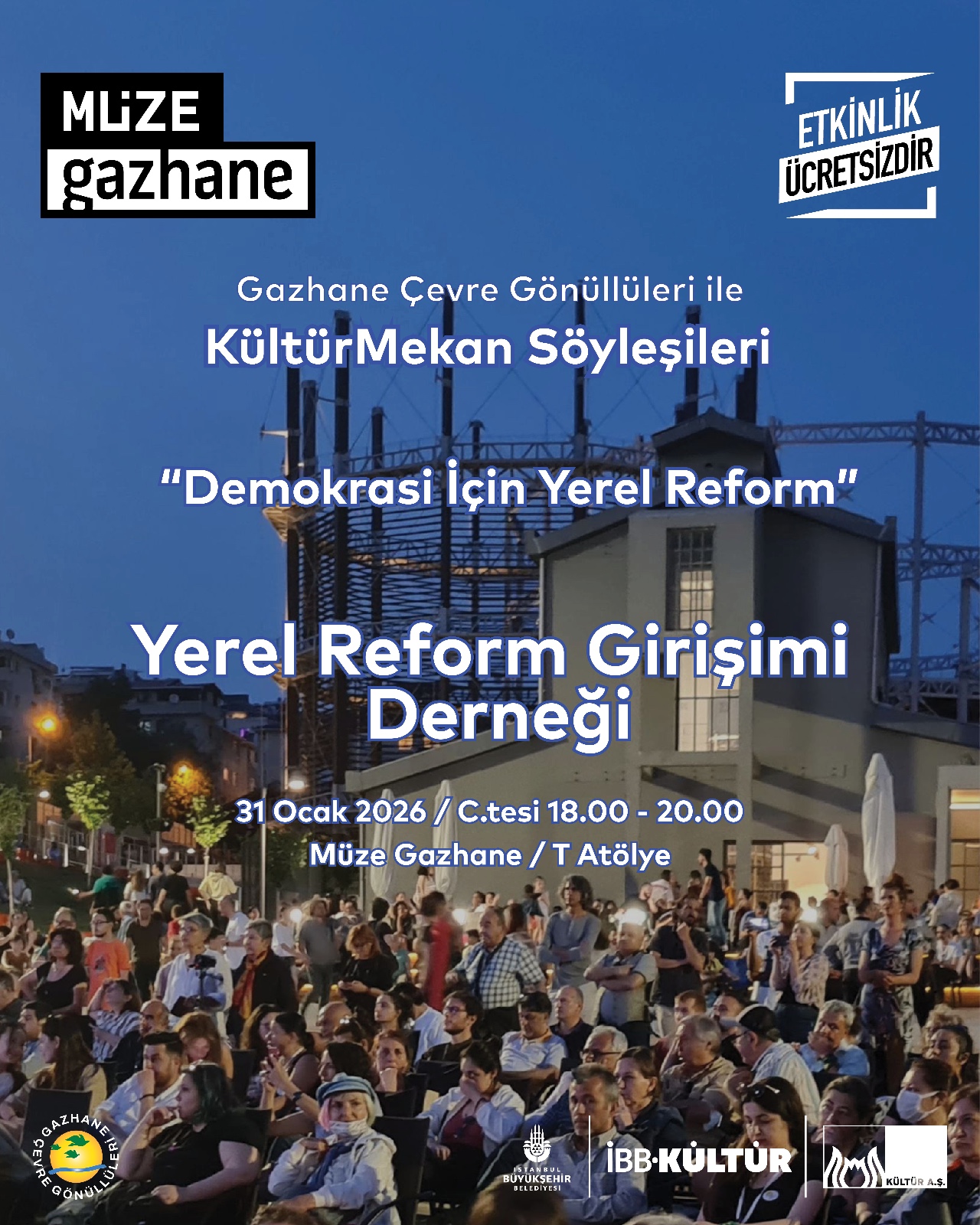 Gazhane Çevre Gönüllüleri ile KültürMekan Söyleşileri