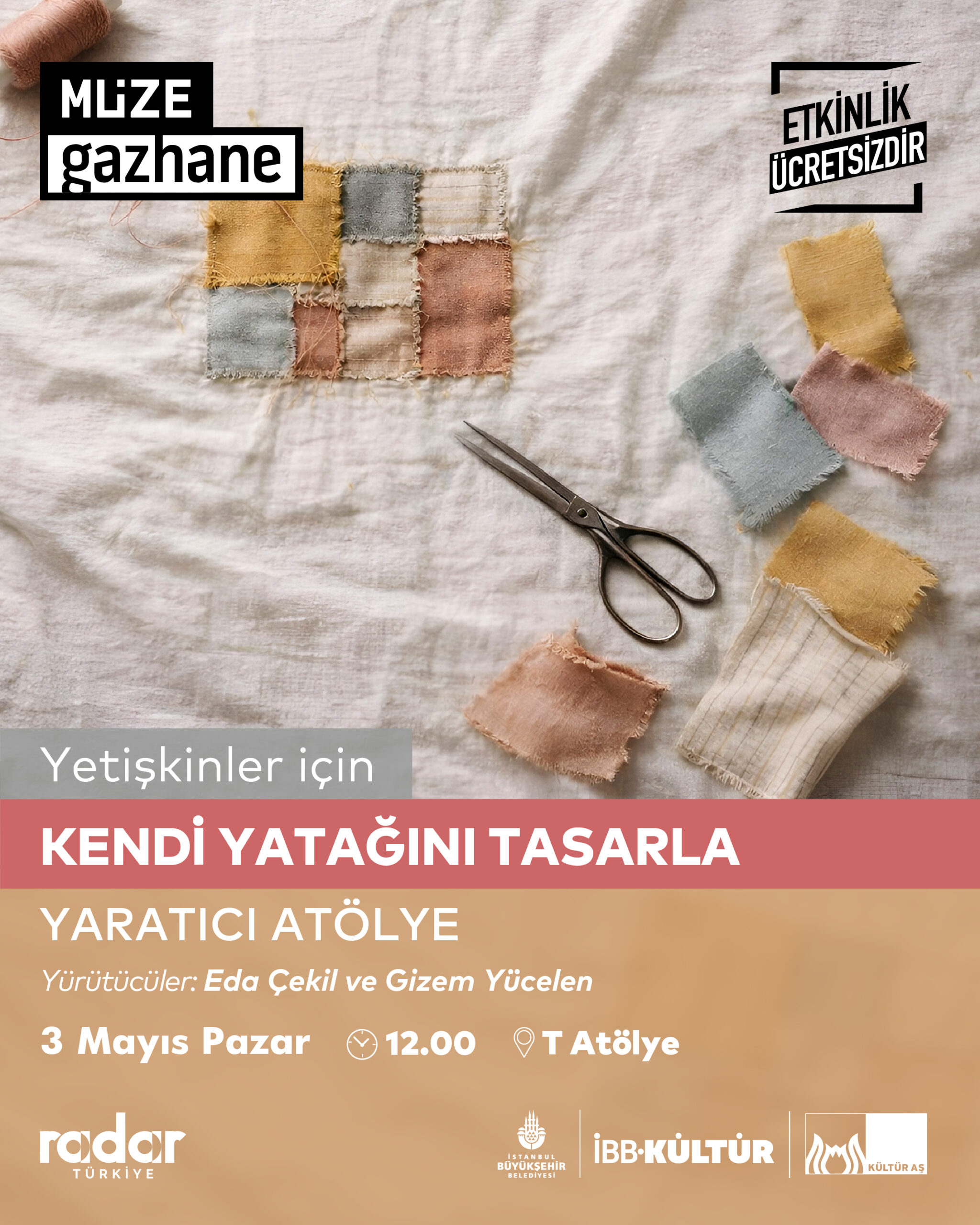 Yetişkinler için Kendi Yatağını Tasarla Atölyesi
