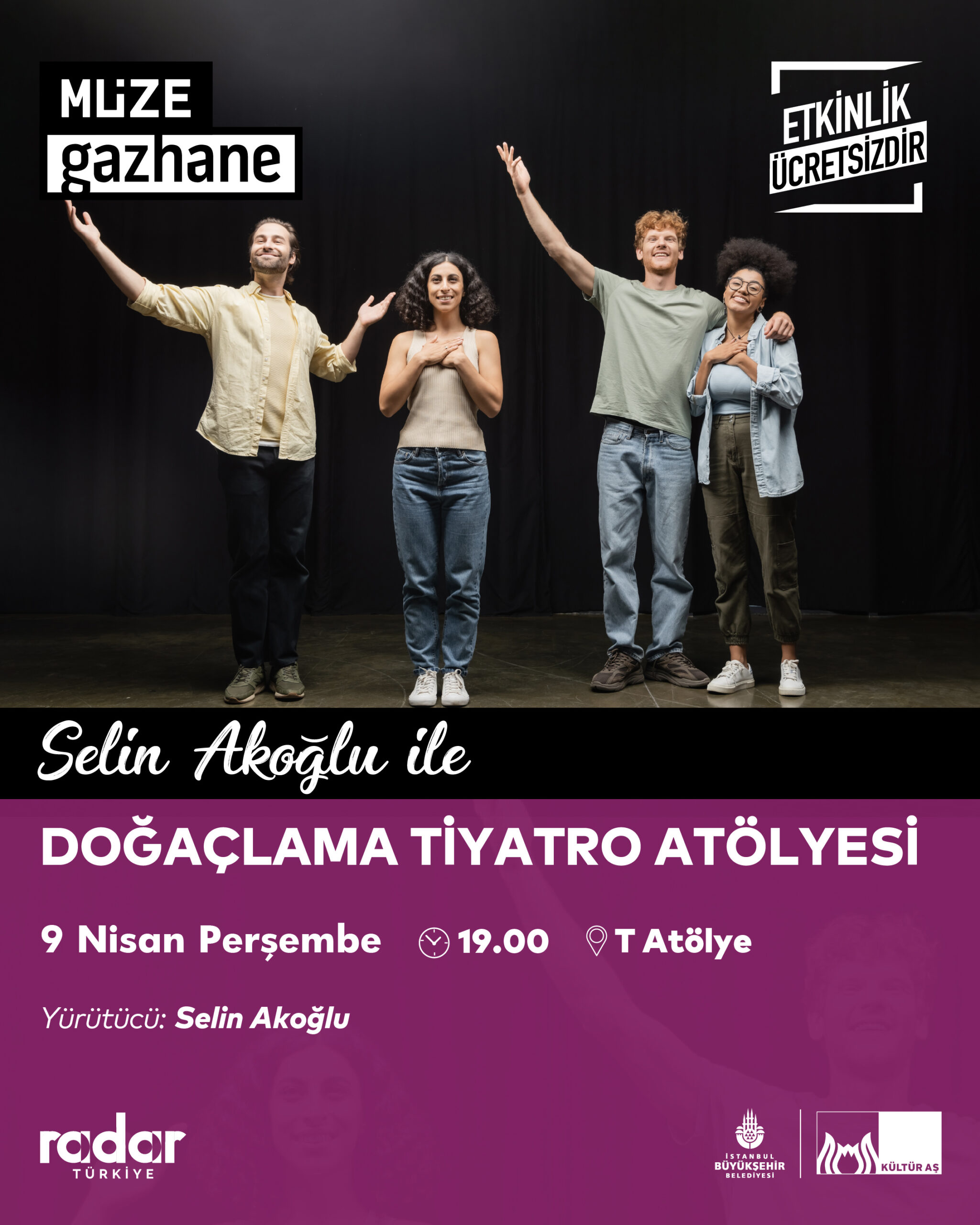 Selin Akoğlu ile Doğaçlama Tiyatro Atölyesi