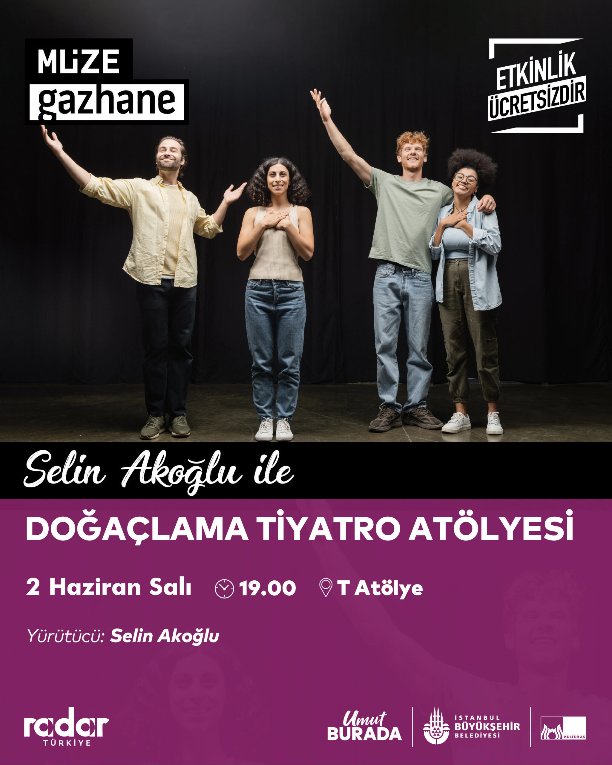 Selin Akoğlu ile Doğaçlama Tiyatro Atölyesi