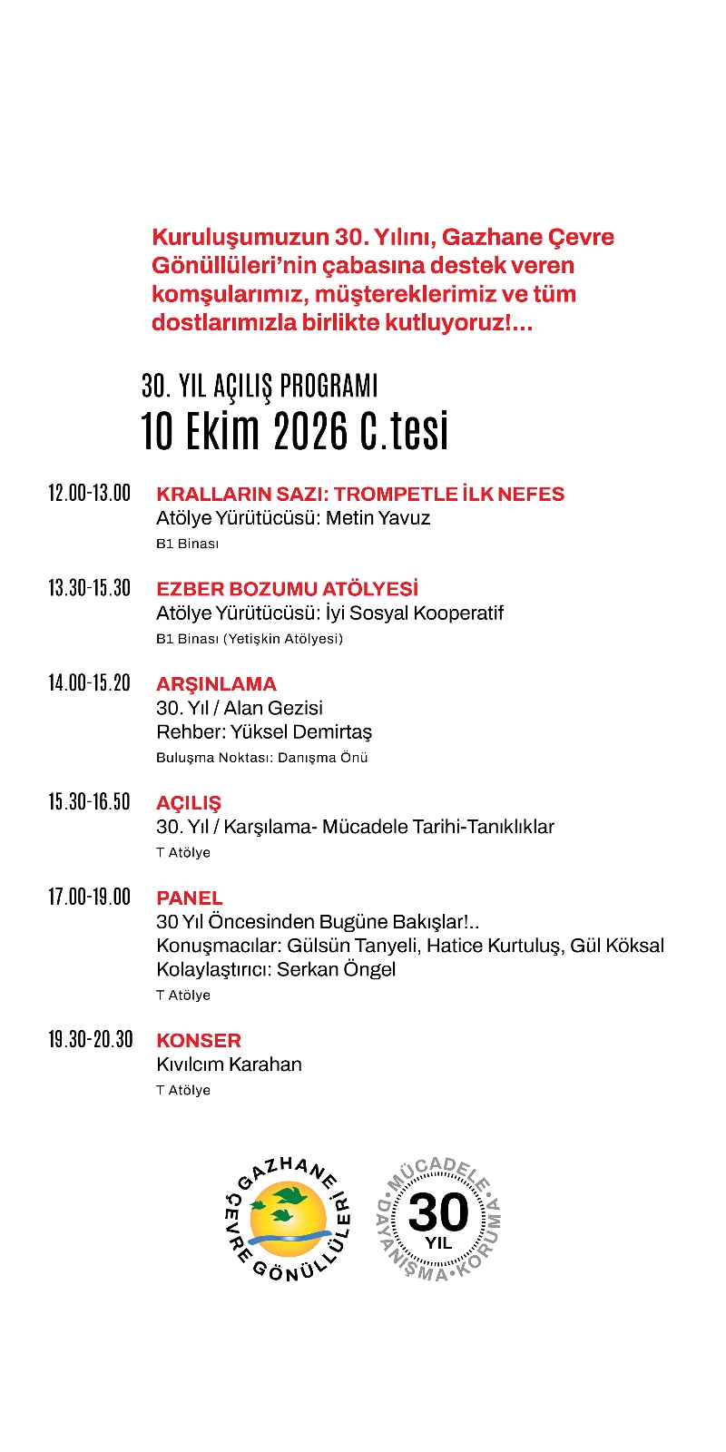 Arşınlama - 30. Yıl Alan Gezisi